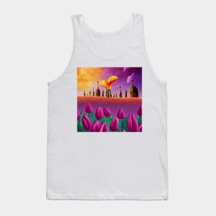 Graduation flower Tank Top